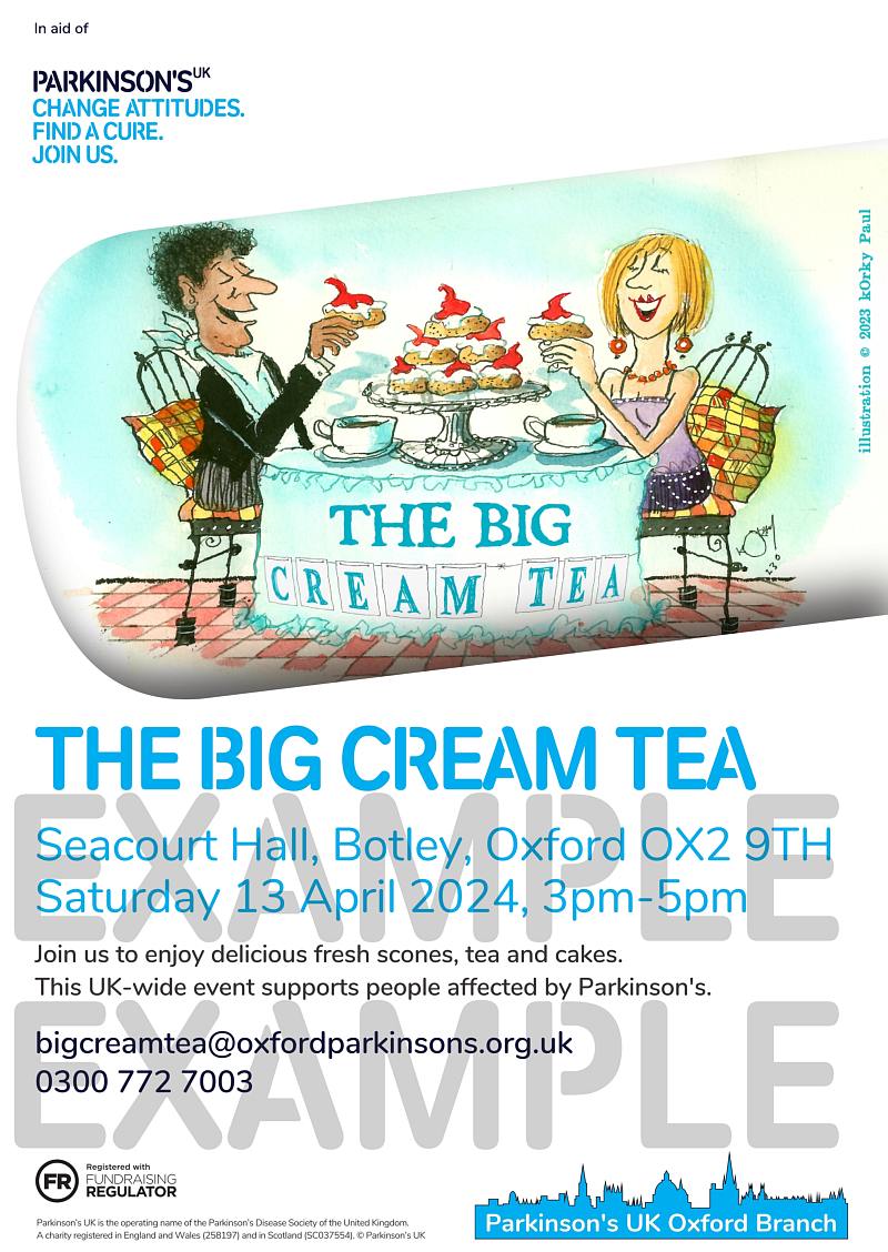 Big Cream Tea flyer